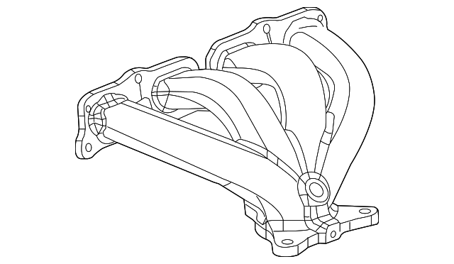 12627186 Деталь EXHAUST MANIFOLD