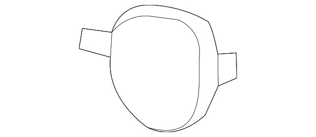 95245757 CONSOLE BODY HOLE COVER, RIGHT