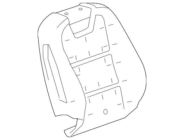 92230409 Деталь SEAT BACK PAD, RIGHT