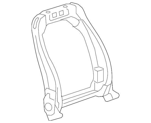 13580480 Деталь SEAT BACK FRAME, RIGHT