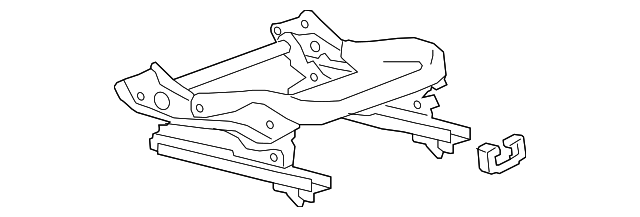 13580477 Деталь SEAT ADJUSTER, RIGHT