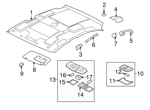 Lancer INTERIOR TRIM - ROOF 2