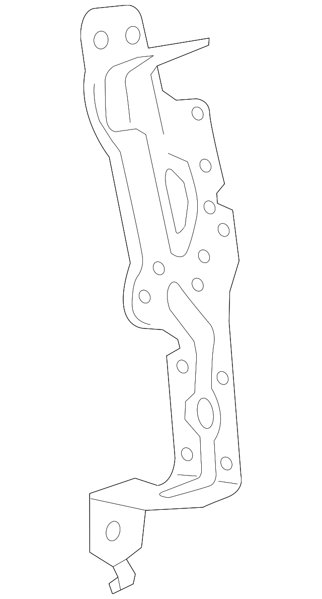 86212-06090 Деталь RECEIVER BRACKET, LEFT