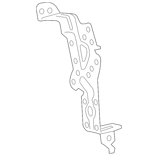 86211-06090 Деталь RECEIVER BRACKET, RIGHT