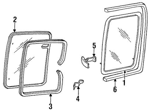 B2300 SIDE GLASS