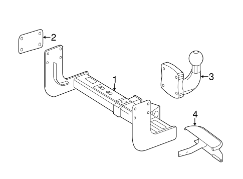 Sprinter 2500 TRAILER HITCH COMPONENTS