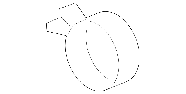 30570418 Деталь LOWER HOSE CLAMP