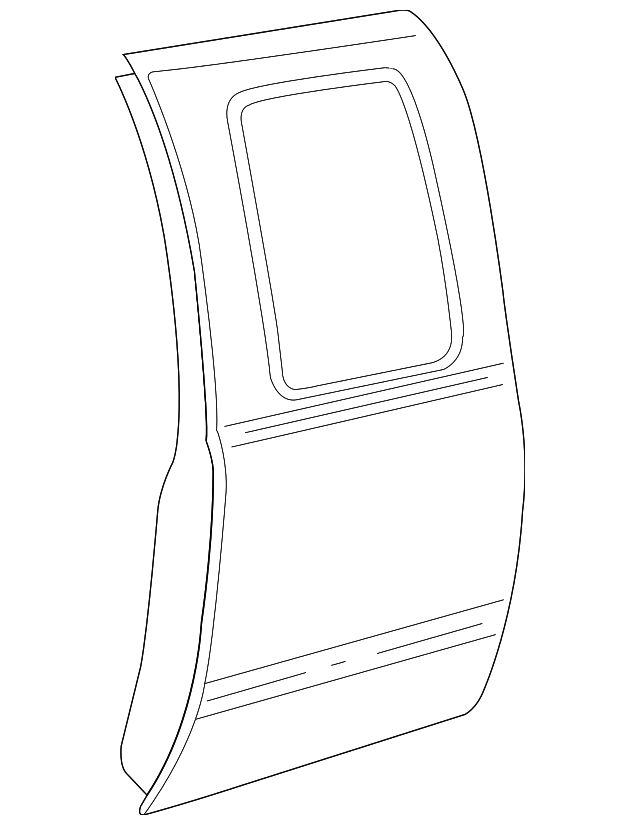25973036 Деталь DOOR SHELL, RIGHT
