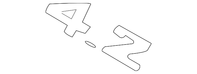 4B0-853-743-N-2ZZ NAMEPLATE