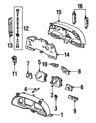 Contour INSTRUMENT GAUGES