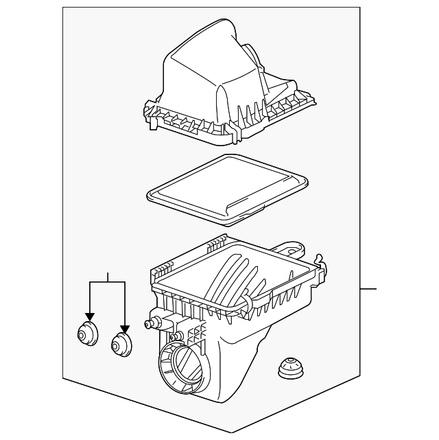 1370078J00 Деталь AIR CLEANER ASSY