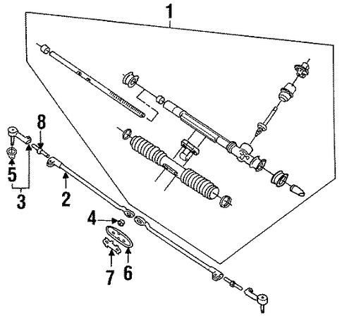 Cavalier STEERING GEAR & LINKAGE 4