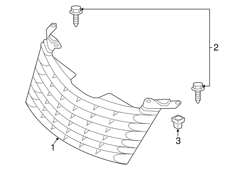 PT Cruiser GRILLE & COMPONENTS 2