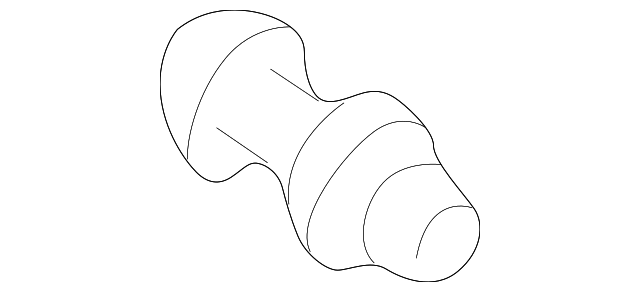 90950-08003 Деталь UPPER QTR TRIM RETAINER, LEFT