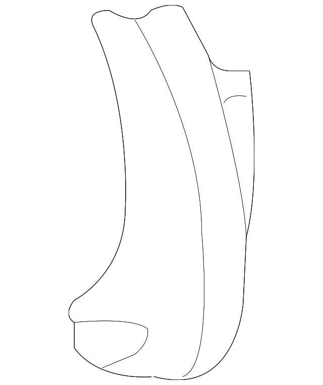 5JX46TZZAC Деталь MUD GUARD, RIGHT