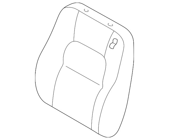 4K52Y-57250GE6 Деталь SEAT BACK, RIGHT