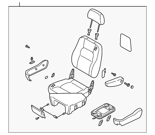 2K52Y-57200RGE5 Деталь PASSENGER SEAT, RIGHT