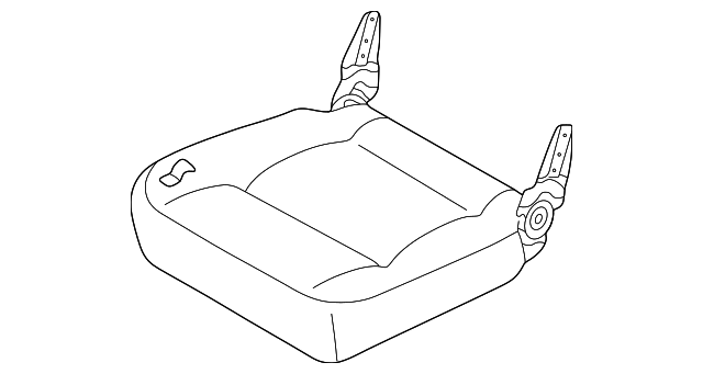 2K52Y-57210BGE5 Деталь SEAT CUSHION, RIGHT