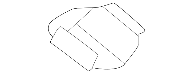 163-610-20-25 Деталь REINFORCEMENT REAR SEAT, RIGHT