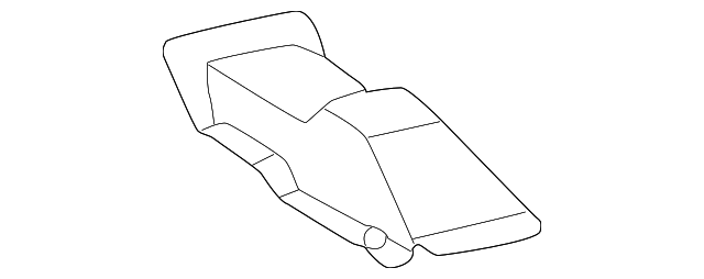 163-610-07-25 Деталь REINFORCEMENT FRONT SEAT, LEFT
