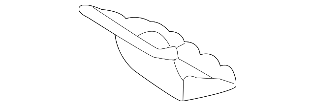 163-610-13-25 Деталь REINFORCEMENT REAR SEAT, LEFT