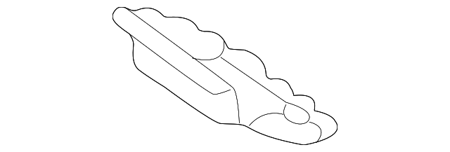 163-610-14-25 Деталь REINFORCEMENT REAR SEAT, RIGHT