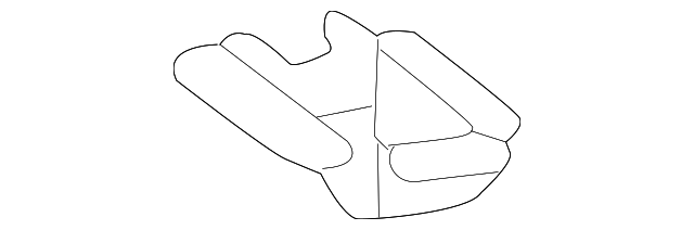 163-610-17-25 Деталь REINFORCEMENT REAR SEAT, LEFT
