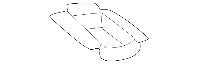 163-610-18-25 Деталь REINFORCEMENT REAR SEAT, RIGHT