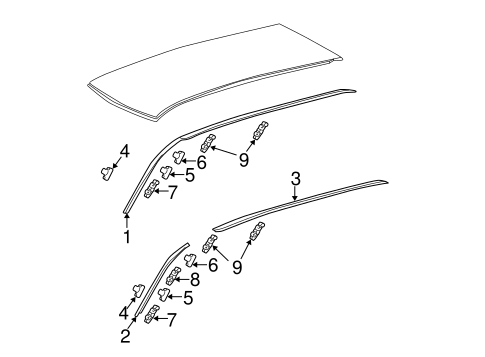 Lancer EXTERIOR TRIM - ROOF
