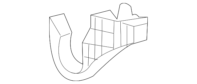 2L1Z-8W287-AB LOWER HOSE CLIP