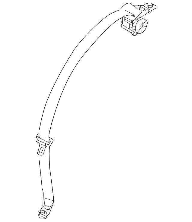89810-3T500WK Деталь OUTER BELT ASSY, LEFT