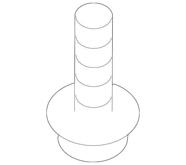 1314686Z00 Деталь UNDER COVER BOLT, RIGHT