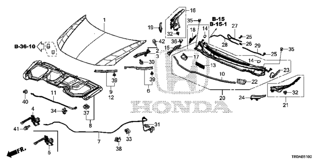 CIVIC SEDAN ENGINE HOOD