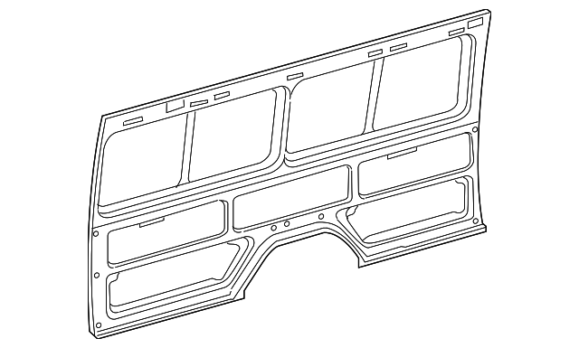 5104203AA Деталь SIDE PANEL, RIGHT