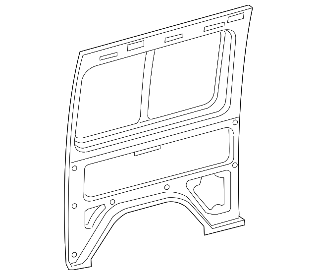5131122AA Деталь SIDE PANEL, RIGHT