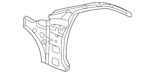 71202-25060 Деталь INNER PILLAR, RIGHT