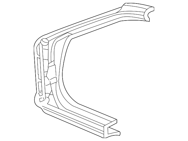 71110-250B1 Деталь HINGE PILLAR, LEFT