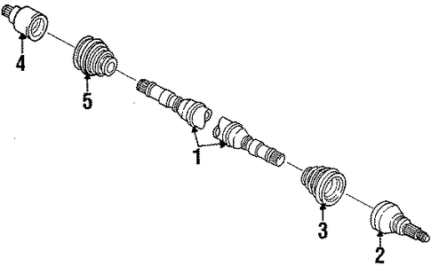 EXP DRIVE AXLES