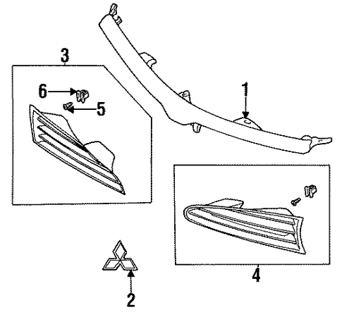 Galant GRILLE & COMPONENTS