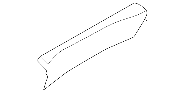 85550-1E500-WK Деталь UPPER TRIM, LEFT