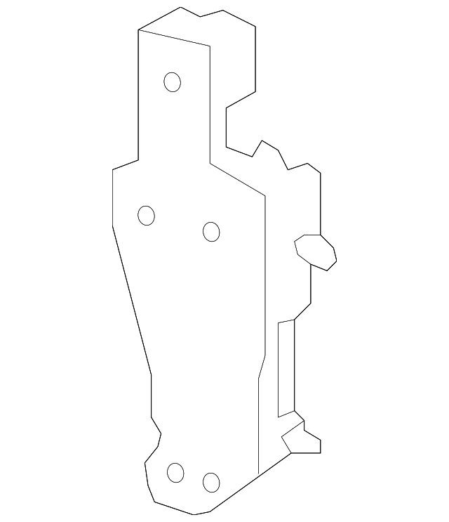 25819117 Деталь OUTER BRACKET, LEFT