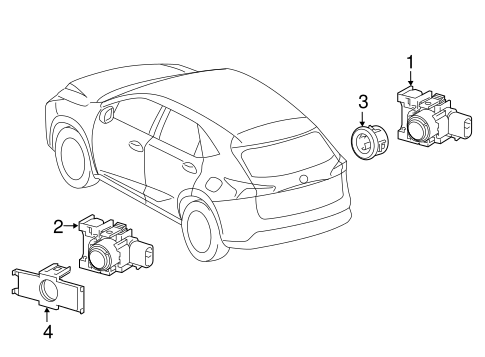 NX200t BUMPER & COMPONENTS - FRONT 2