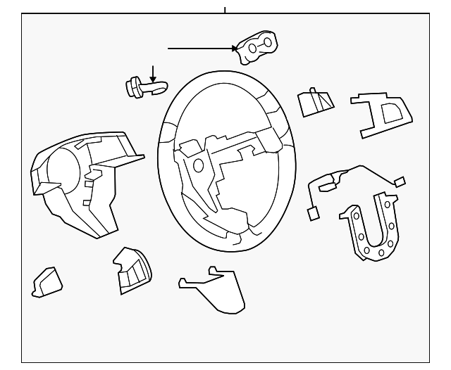 20857823 Деталь STEERING WHEEL