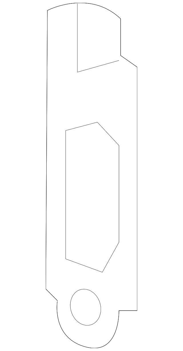 82474-JX00A Деталь DOVETAIL LATCH, RIGHT