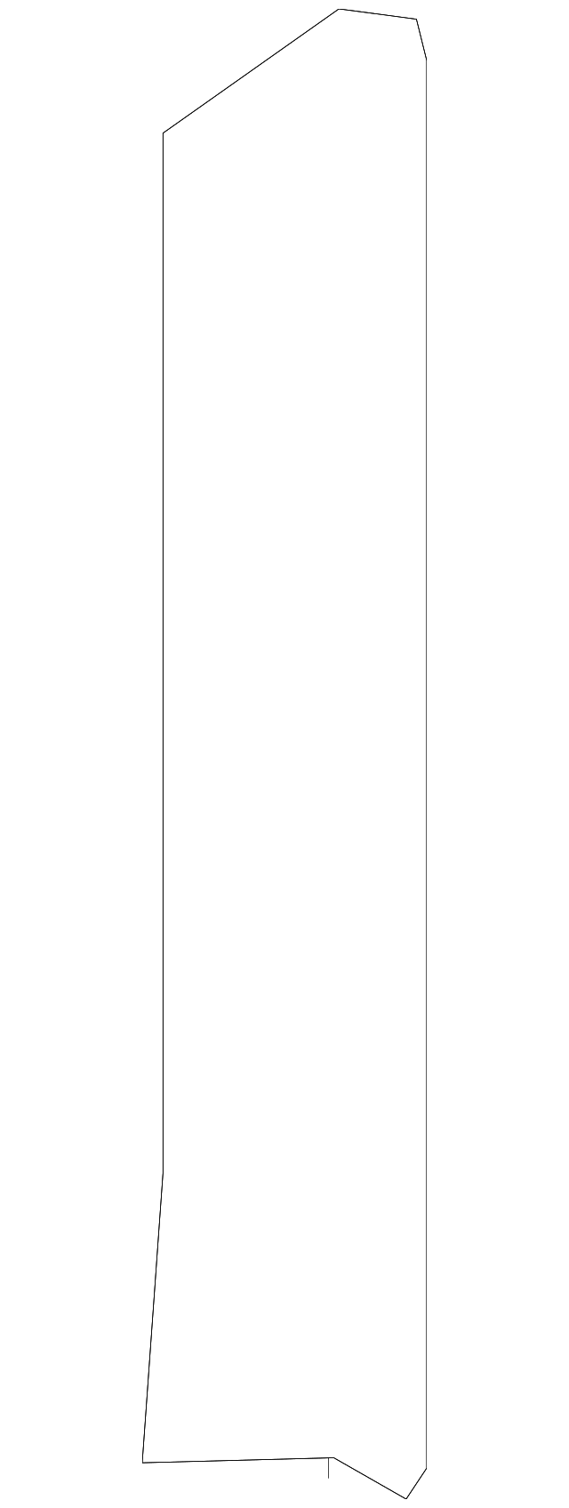 94777508 Деталь BOX SIDE FRONT SEAL, LEFT