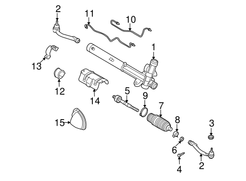 Optima STEERING GEAR & LINKAGE 3