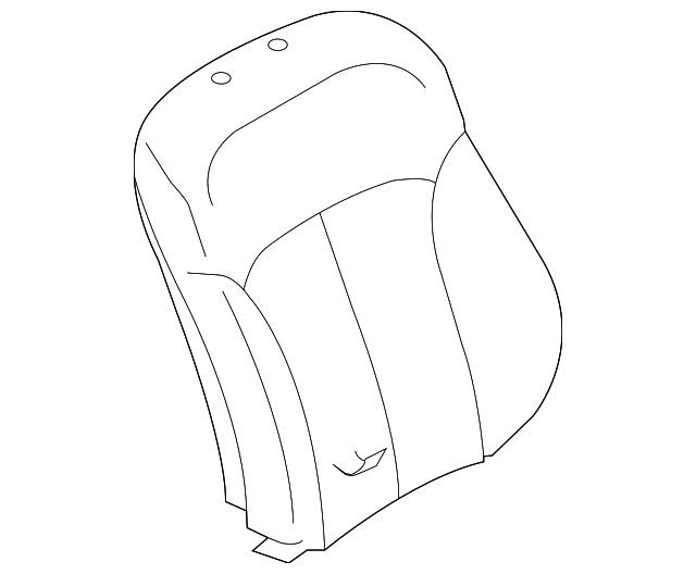 64150AJ00AWJ Деталь SEAT BACK COVER