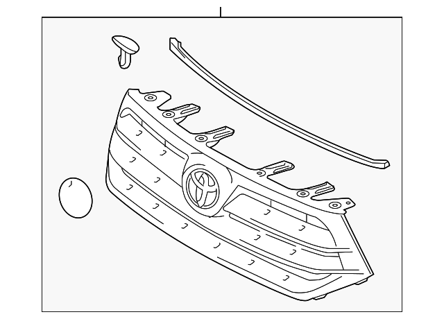 53101-0E020 Деталь UPPER GRILLE