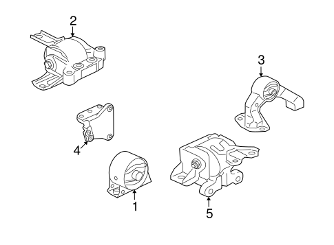 Lancer ENGINE & TRANS MOUNTING