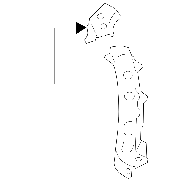 53029CA0309P Деталь UPPER PANEL, RIGHT